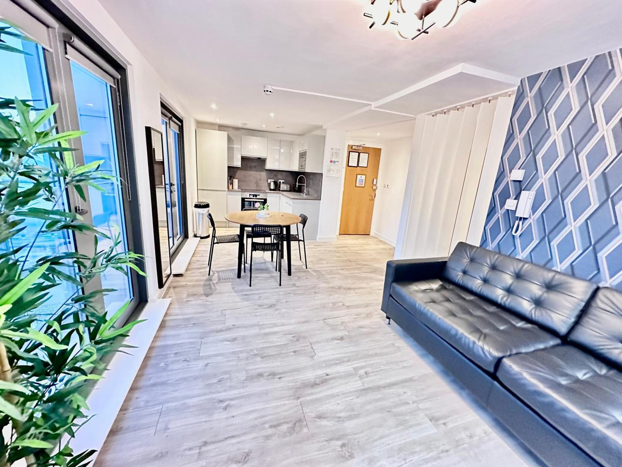City Centre, Top Floor Apartment, Two Balconies Mánchester Exterior foto